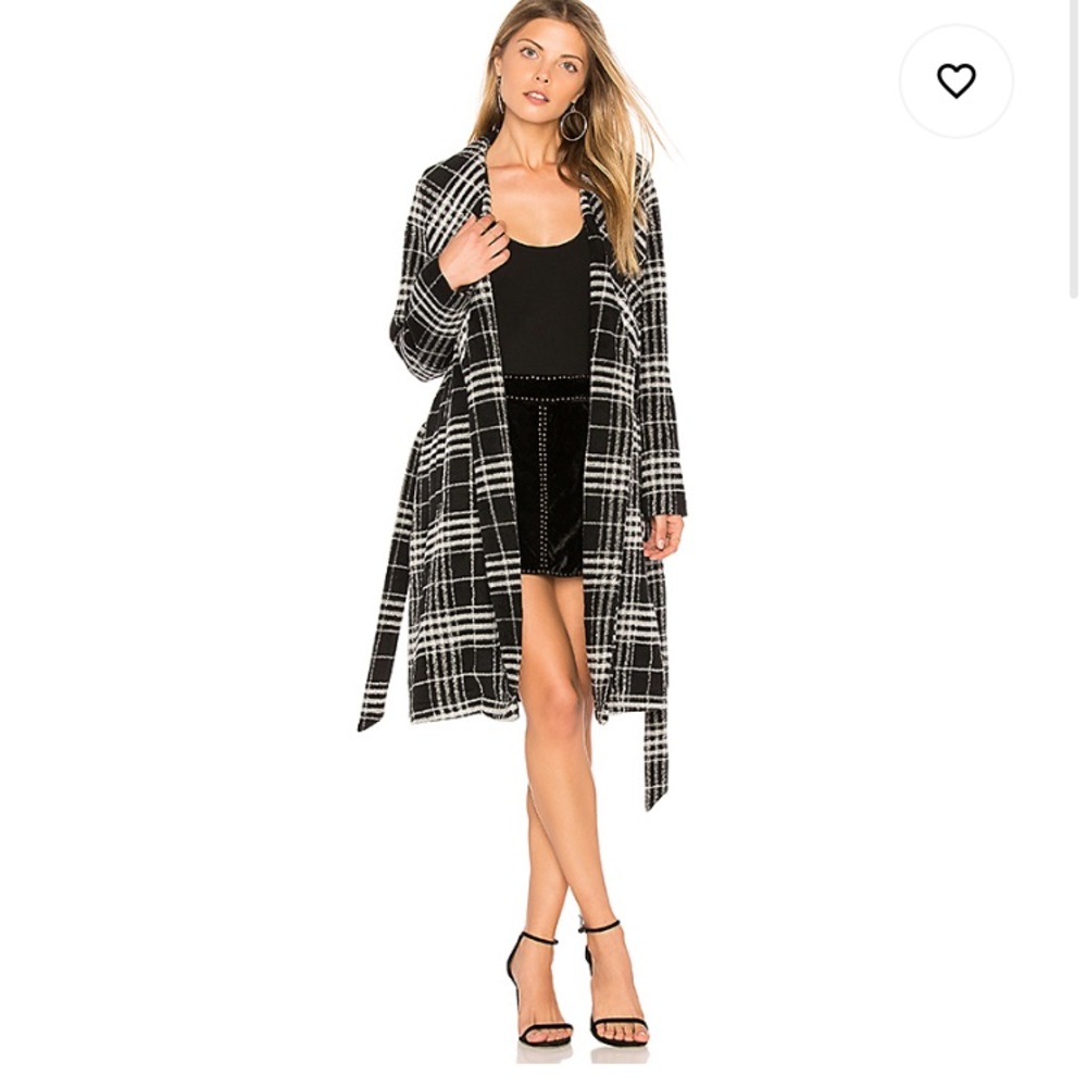 BB DAKOTA PLAID COAT // NEVER WORN